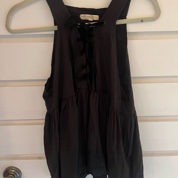 Truly Madly Deeply lace up cotton shirt non smoking small good condition - Picture 16 of 16